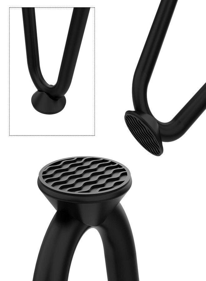 Orgerphy 16” Black Hairpin Furniture Legs(4PCS) | Heavy-Duty Hairpin Legs End Table Legs| with Screws and 4pcs Bonus Rubber Floor Protectors | Metal Table Legs Desk Legs Furniture Legs for DIYers - Image 3